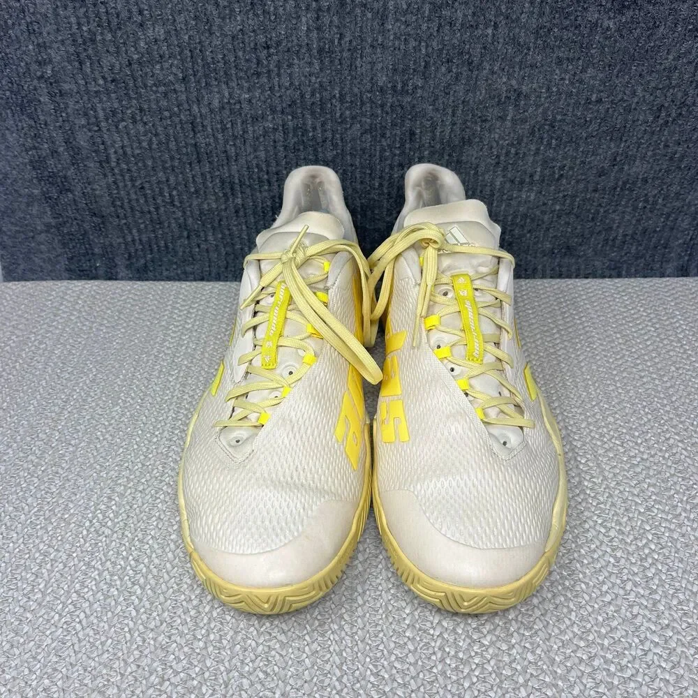 Adidas Barricade Clay Tennis Shoes Court Ecru Tint Yellow Mens Size 12 GY1448